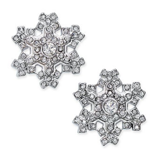 Macys Holiday Lane Snowflake Bracelet Earring set - Picture 2 of 2